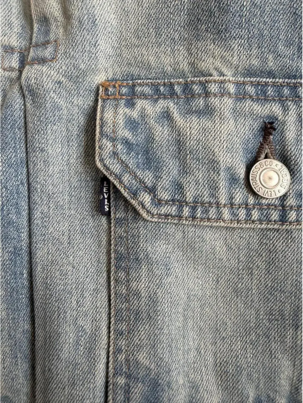NWT Levis Type 1 Trucker made in Japan Denim Jacket size Large